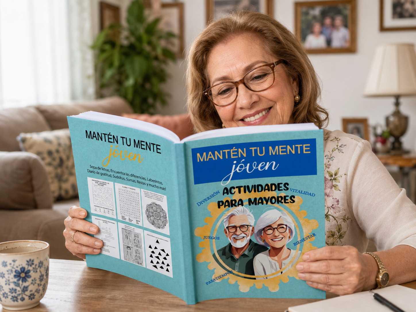 Cuaderno de actividades para adultos mayores